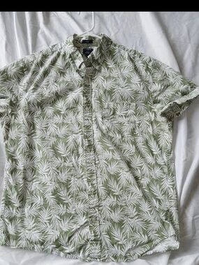 New J Crew Flex Washed Button Down Shirt Men’s Size large Slim Short Sleeve